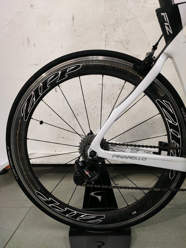 Used Pinarello F12 RIM BRAKE 2021 Road & Gravel, White — image 3 of 16