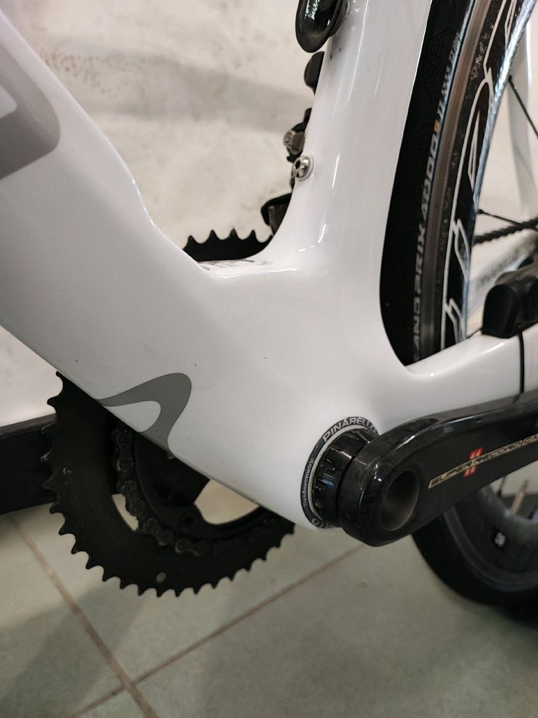 Used Pinarello F12 RIM BRAKE 2021 Road & Gravel, White — image 15 of 16