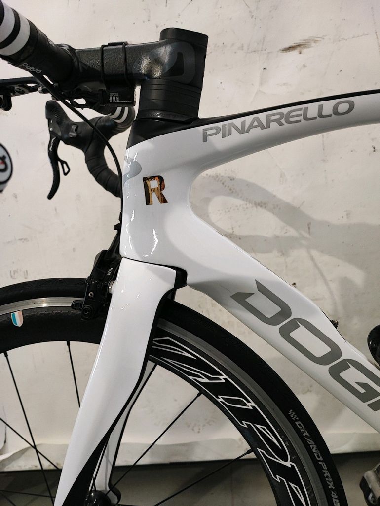 Used Pinarello F12 RIM BRAKE 2021 Road & Gravel, White — image 13 of 16
