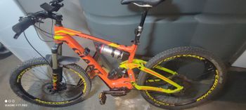 Used Giant Full-e+1 2016 Mountainbike, Orange — image 5 of 10