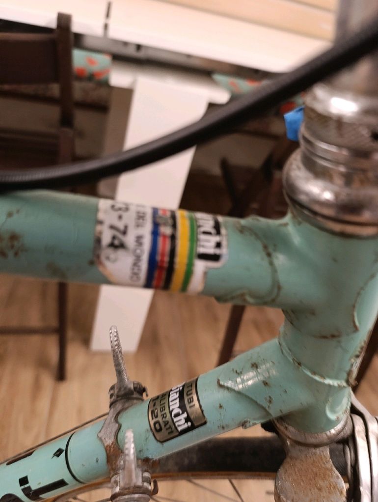 Used Bianchi rekord 74 1974 Road & Gravel, Blue — image 9 of 11