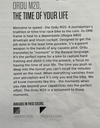 Used Orbea ORDU M20LTD 2016 Road & Gravel, Black — image 8 of 8