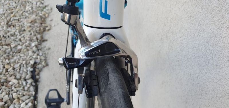 Used Focus Izalco MAX frameset + SRAM RED eTap 2x11 fullgroupset 2018 Road & Gravel, Blue — image 4 of 12
