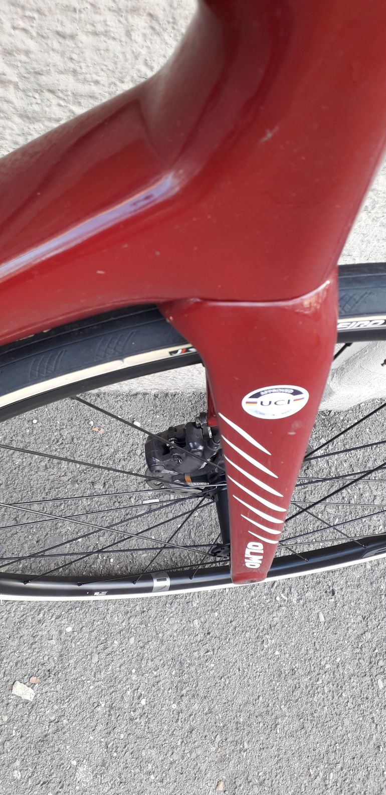 Used Olmo Gepin 4.0 Ultegra 12v Di2 2023 Road & Gravel, Red — image 10 of 13