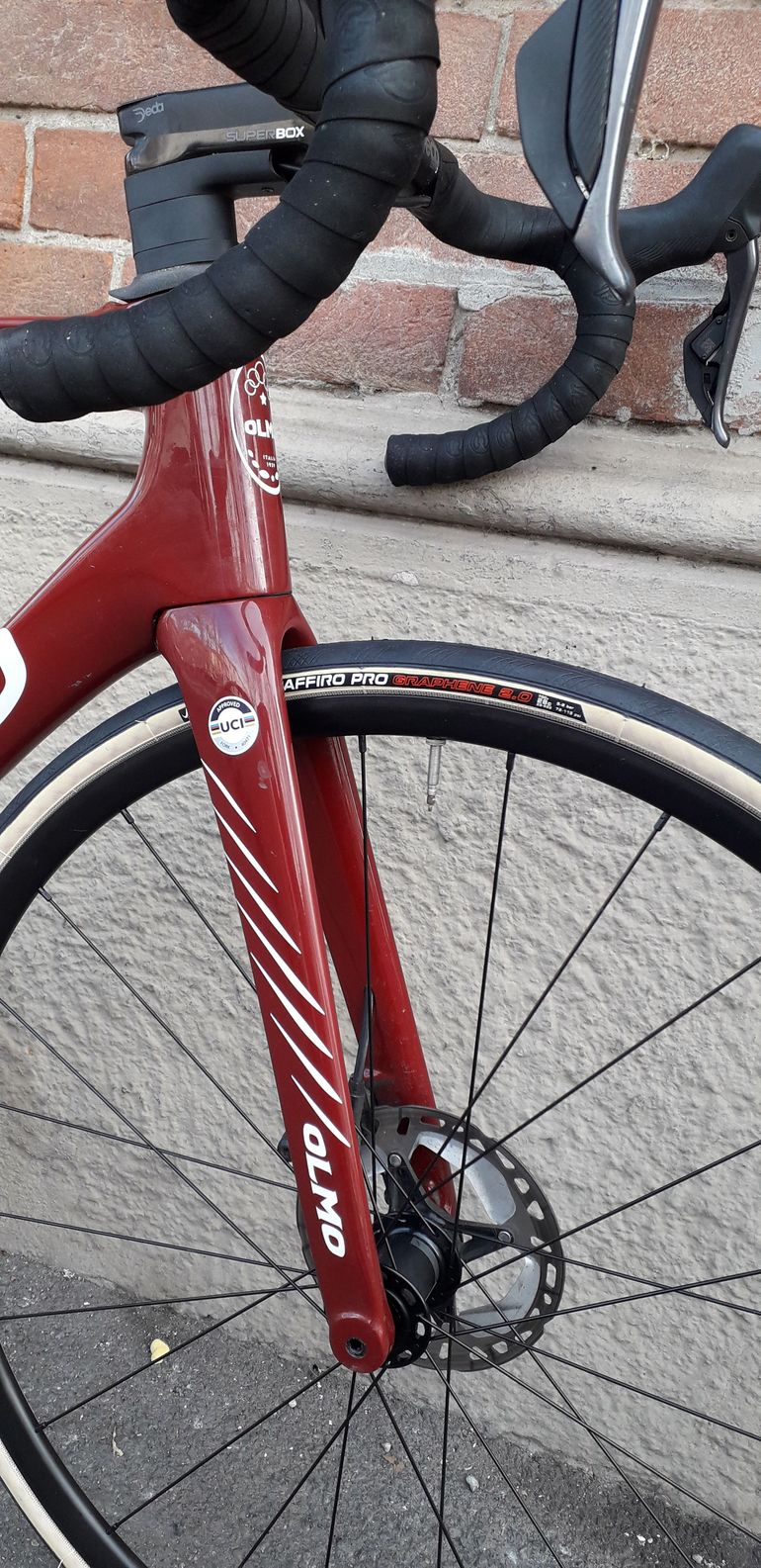 Used Olmo Gepin 4.0 Ultegra 12v Di2 2023 Road & Gravel, Red — image 4 of 13