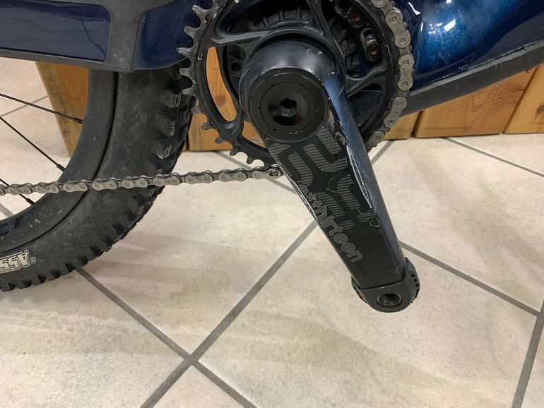 Trek Fuel EXe 9.8 XT 2023 2023 Mountainbike usato, Blu — immagine 4 di 14