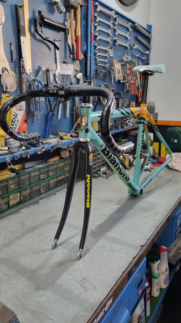 Brugt Bianchi XL EV2 Frameset 1999 Road & Gravel — billede 5 af 10