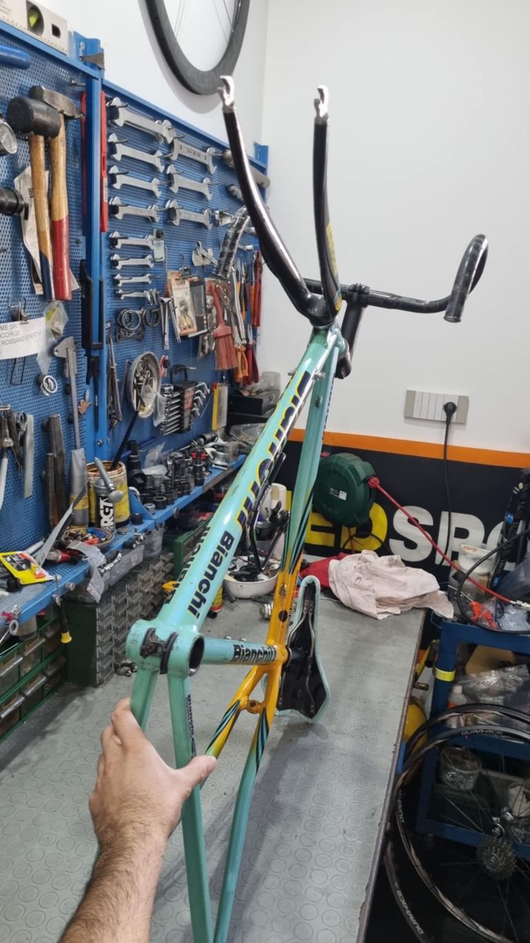 Brugt Bianchi XL EV2 Frameset 1999 Road & Gravel — billede 3 af 10