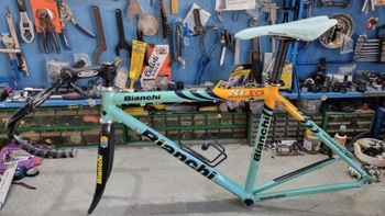 Brugt Bianchi XL EV2 Frameset 1999 Road & Gravel — billede 7 af 10