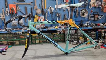 Brugt Bianchi XL EV2 Frameset 1999 Road & Gravel — billede 2 af 10