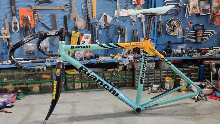 Brugt Bianchi XL EV2 Frameset 1999 Road & Gravel — billede 2 af 10
