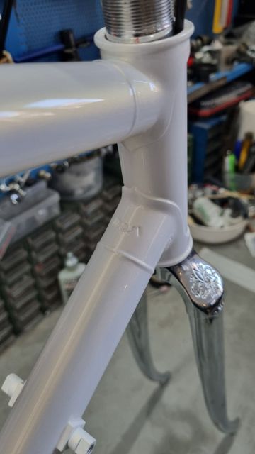 Used Masi 3V Frameset 1970 Road & Gravel, White — image 4 of 10