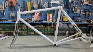 Used Masi 3V Frameset 1970 Road & Gravel, White — image 2 of 10
