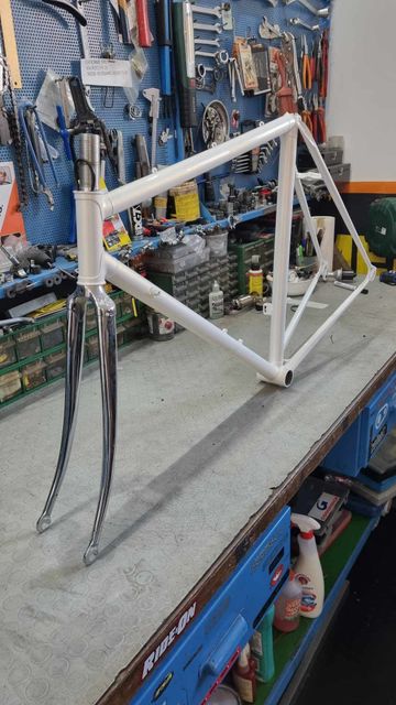 Used Masi 3V Frameset 1970 Road & Gravel, White — image 5 of 10