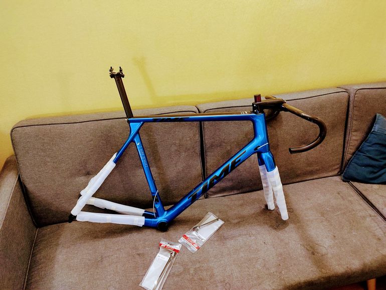 Used Time Alpe d'Huez 01 disc Frameset 2023 Road & Gravel — image 1 of 6