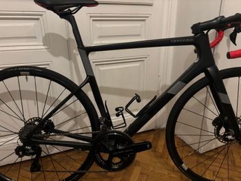 Used Cannondale SuperSix EVO Carbon Disc 105 Di2 2023 2023 Road & Gravel, Black — image 1 of 7