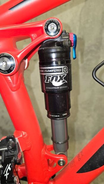 Used Ghost ASX 7500 2014 Mountainbike, Rosso — image 5 of 5