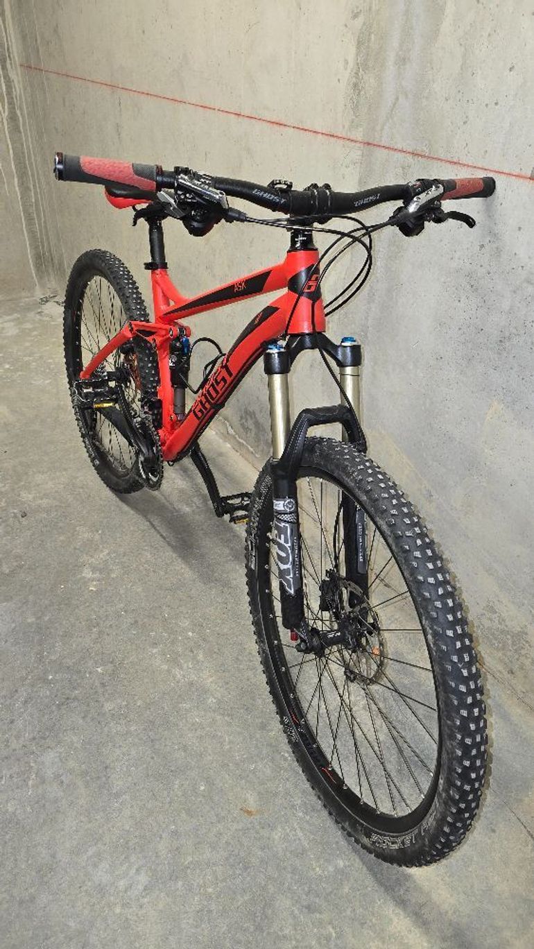 Used Ghost ASX 7500 2014 Mountainbike, Rosso — image 2 of 5