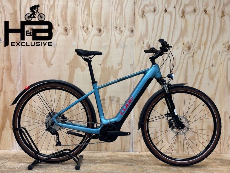 Used CUBE Nuride Hybrid Performance 625 Allroad Shimano 2024 Mountainbike, Blue — image 1 of 15