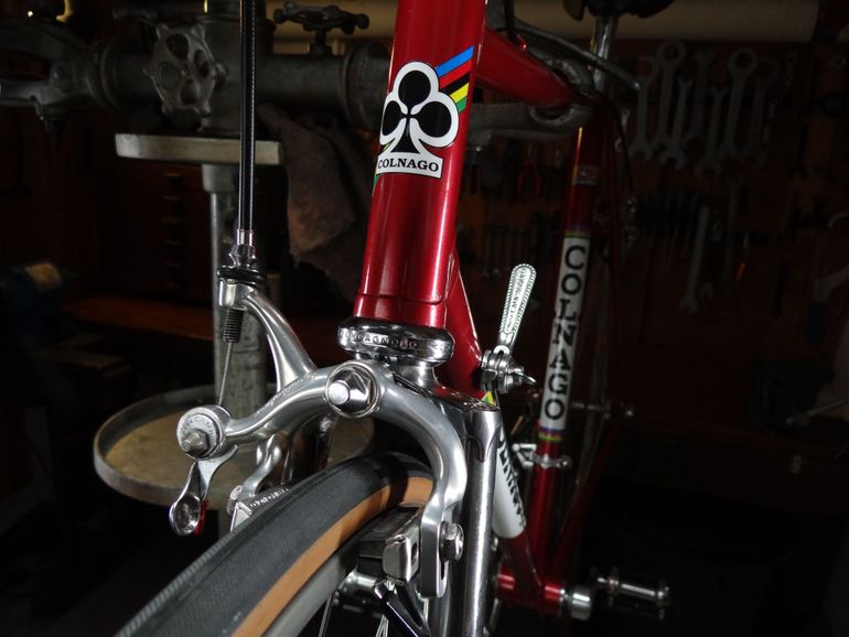 Used Colnago Super Saronni 1982 Road & Gravel, Rojo — image 8 of 15