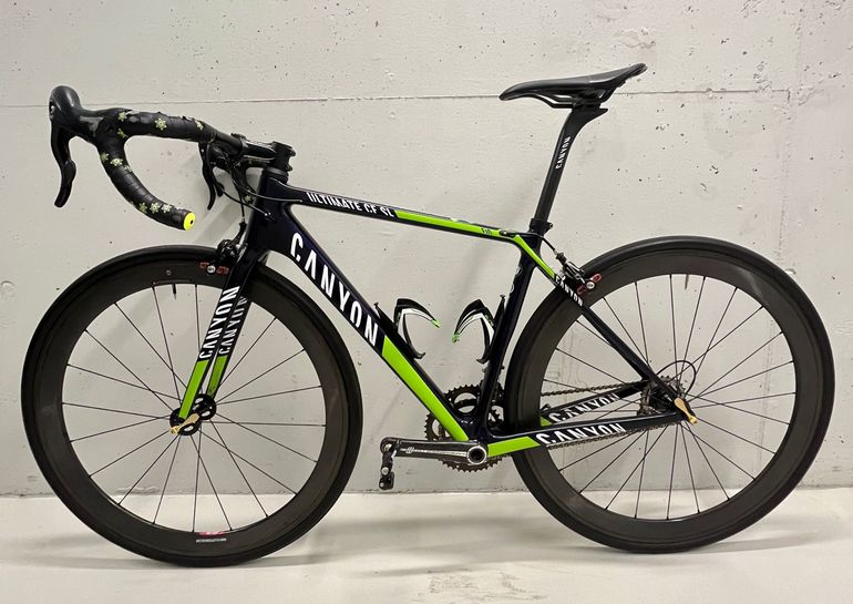 Used Canyon Movistar Team Canyon Ultimate CF SLX 9.0 SL Aero 2014 Road & Gravel, Black — image 2 of 12