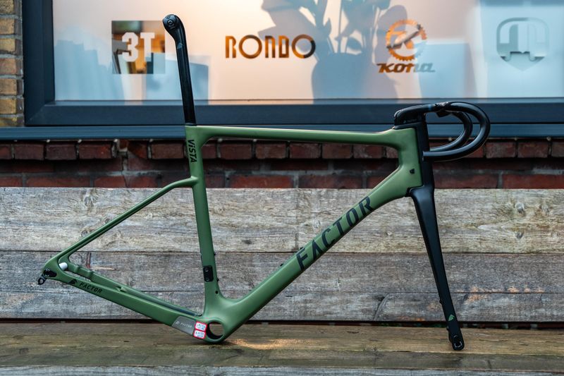 Used Factor ViSTA 2023 Frameset 2023 Road & Gravel, Green — image 1 of 3