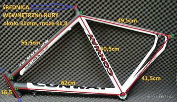 Used Conway RC 800 Super Light 2016 Road & Gravel, Black — image 6 of 8