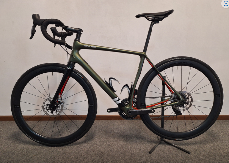 Used Cannondale Synapse Hi MOD Red eTap AXS 2020 2020 Road & Gravel, Green — image 2 of 5