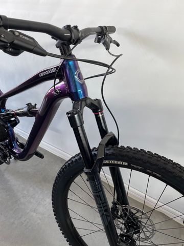 Cannondale Habit 3 2024 2024 Mountainbike usato, Blu — immagine 2 di 5