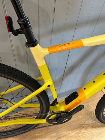 Used Cannondale Topstone Carbon 2 Lefty 2024 2024 Road & Gravel, Orange — image 8 of 11