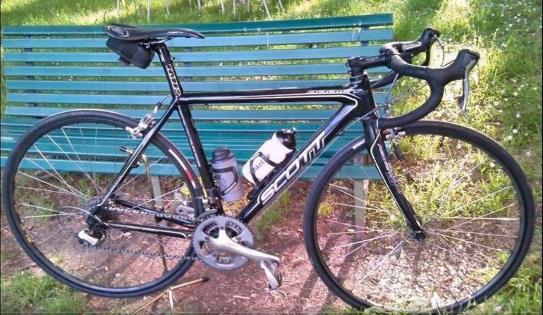 Gebrauchtes Scott Addict R1 2008 Road & Gravel, Schwarz — Bild 3 von 17
