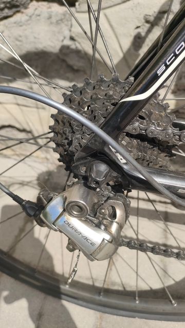 Gebrauchtes Scott Addict R1 2008 Road & Gravel, Schwarz — Bild 11 von 17