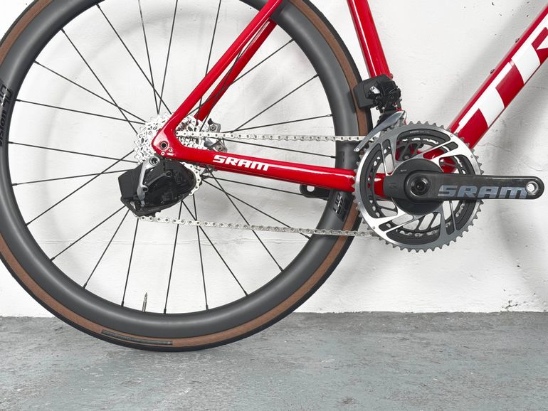 Used Trek Emonda SLR 800 Sram Red AXS Taille 54 / Sam Oomen / Roues Vision TLR SC40 2024 Road & Gravel, Black — image 4 of 6