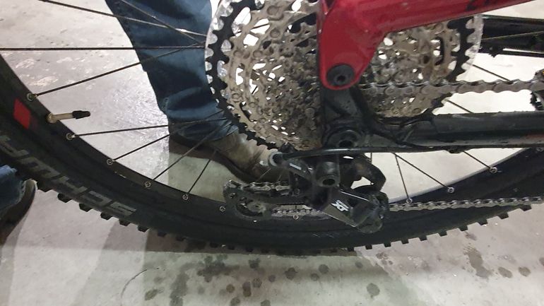 R RAYMON TrailRay Shimano Deore XT 2022 Mountainbike usato, Rosso — immagine 8 di 8