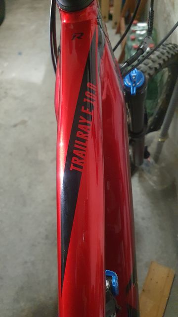 R RAYMON TrailRay Shimano Deore XT 2022 Mountainbike usato, Rosso — immagine 5 di 8