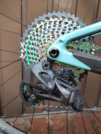 Used Santa Cruz Blur XX1 AXS Reserve / Carbon CC / 29 2020 Mountainbike, Blau — image 12 of 17