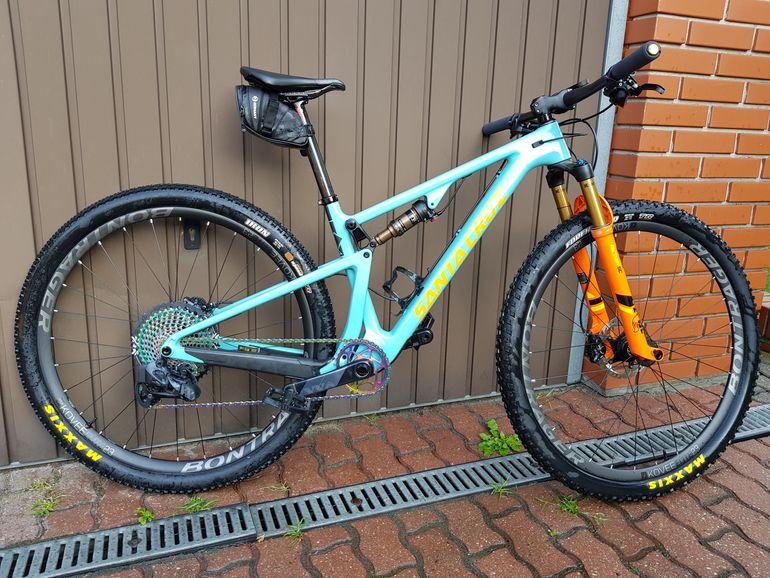 Used Santa Cruz Blur XX1 AXS Reserve / Carbon CC / 29 2020 Mountainbike, Blau — image 5 of 17