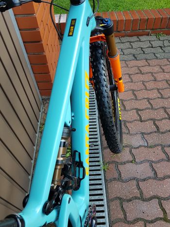 Used Santa Cruz Blur XX1 AXS Reserve / Carbon CC / 29 2020 Mountainbike, Blau — image 4 of 17