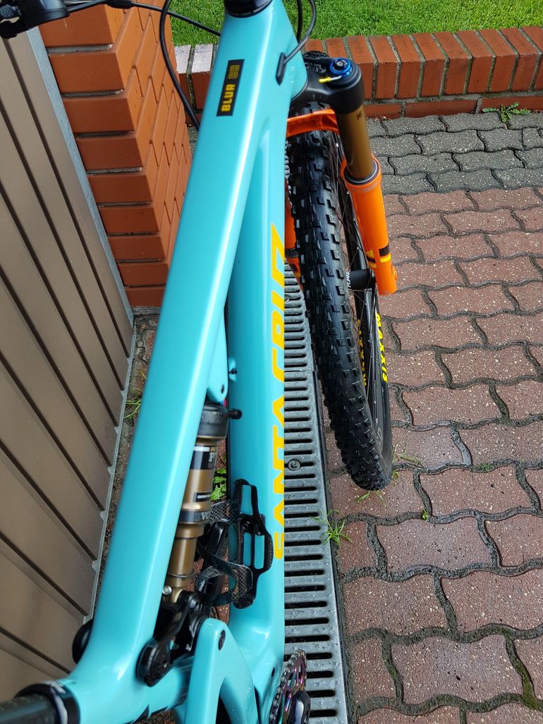 Used Santa Cruz Blur XX1 AXS Reserve / Carbon CC / 29 2020 Mountainbike, Blau — image 4 of 17