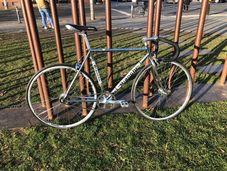 Used Bianchi Pista Steel 2014 Road & Gravel, Black — image 8 of 9