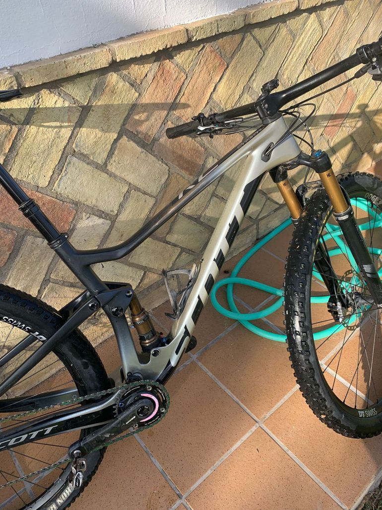 Used Scott Spark RC 900 SL AXS 2020 2020 Mountainbike, Light Gray, 29 — image 1 of 10
