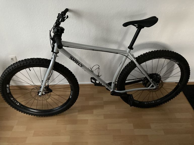 Used Surly Krampus 2020 Mountainbike, Light Gray — image 3 of 13