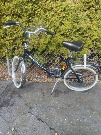 Used Peugeot 20” folding bike 1980 Road & Gravel, Black — image 2 of 4