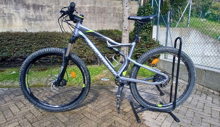 Used ROCKRIDER 27.5" Full Suspension Mountain Bike ST 900 S - / 2021 2021 Mountainbike, Grigio chiaro — image 1 of 15