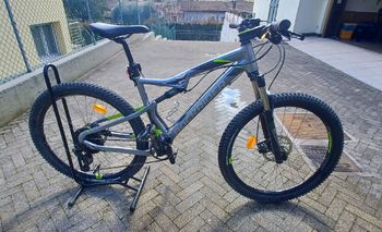 Used ROCKRIDER 27.5" Full Suspension Mountain Bike ST 900 S - / 2021 2021 Mountainbike, Grigio chiaro — image 2 of 15