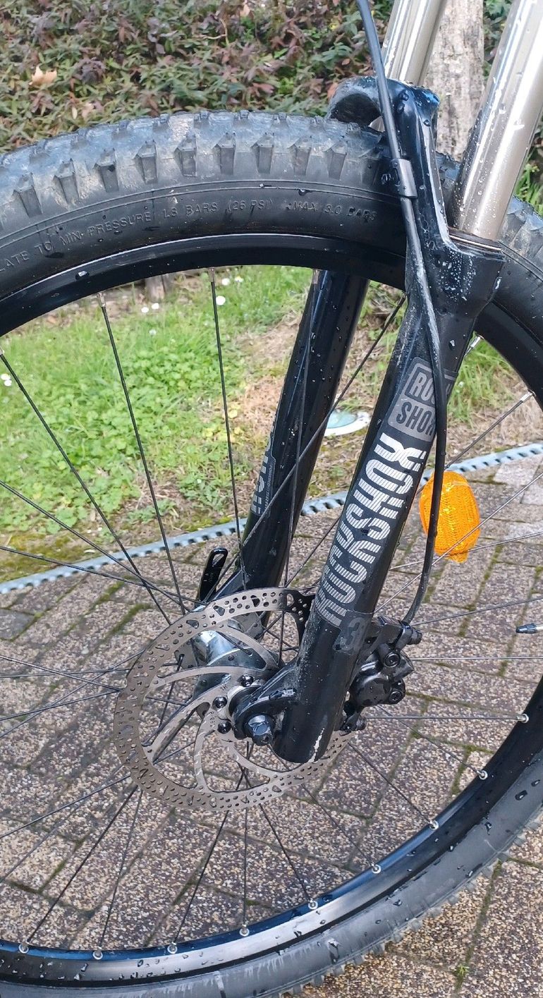 Used ROCKRIDER 27.5" Full Suspension Mountain Bike ST 900 S - / 2021 2021 Mountainbike, Grigio chiaro — image 7 of 15