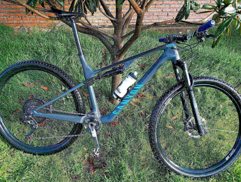 Used Canyon Trail cf8 2022 Mountainbike, Green — image 2 of 3