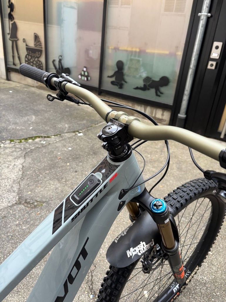 Used Pivot Shuttle SL Pro X01 2023 Mountainbike, Hellgrau — image 4 of 6