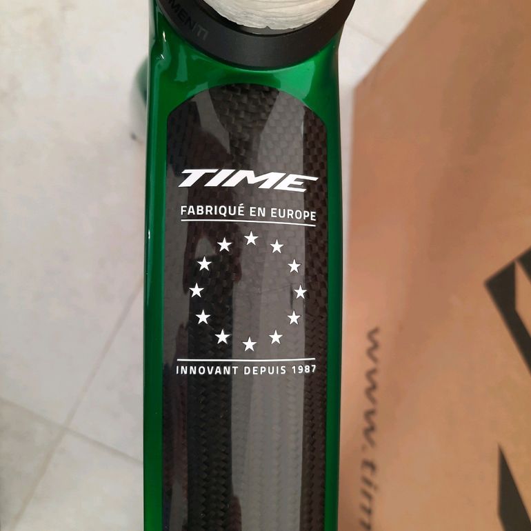 Used Time Alpe d'Huez disc 2023 Frameset 2023 Road & Gravel, Green — image 3 of 5