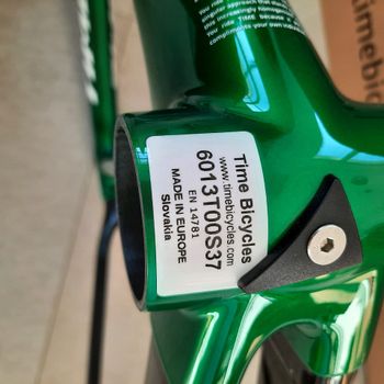 Used Time Alpe d'Huez disc 2023 Frameset 2023 Road & Gravel, Green — image 5 of 5